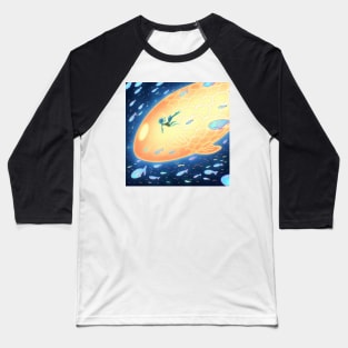 Moon Fish Baseball T-Shirt